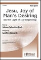 Jesu, Joy of Man's Desiring Two-Part choral sheet music cover